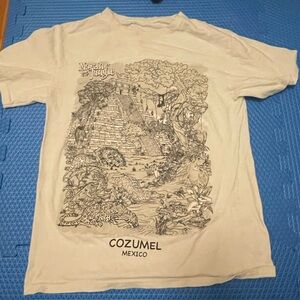 White Cozumel Mexico Graphic T-Shirt